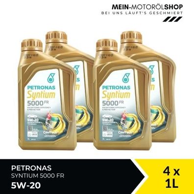 Petronas Syntium 5000 FR 5W-20 SN 4x1 Liter
