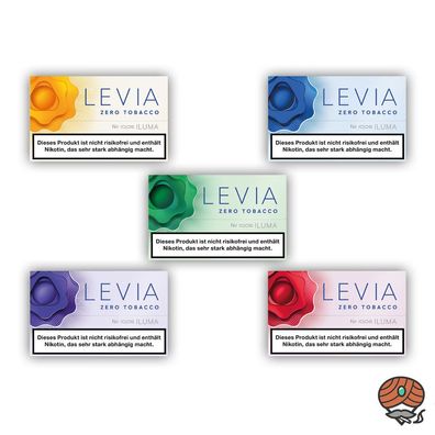 LEVIA Probierset 5x 20 tabakfreie Nikotin-Sticks in 5 Geschmacksrichtungen