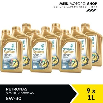 Petronas Syntium 5000 AV 5W-30 SN 9x1 Liter