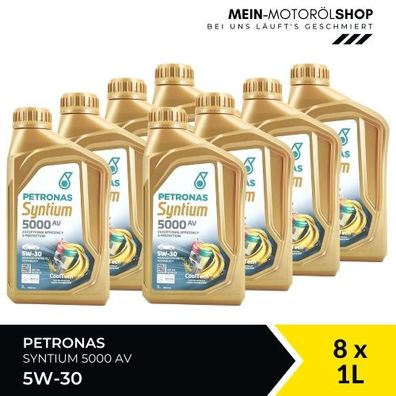 Petronas Syntium 5000 AV 5W-30 SN 8x1 Liter