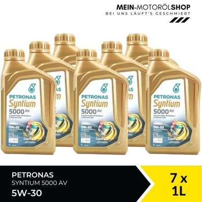 Petronas Syntium 5000 AV 5W-30 SN 7x1 Liter