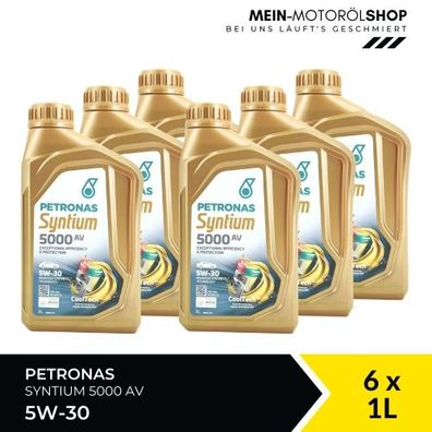 Petronas Syntium 5000 AV 5W-30 SN 6x1 Liter