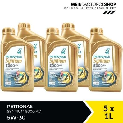 Petronas Syntium 5000 AV 5W-30 SN 5x1 Liter