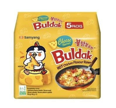 Buldak Cheese Flavour - 5x140g
