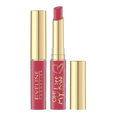 Eveline Cosmetics Oh! My Kiss Lippenstift, Farbton 03 Let's go Joan!, 1,5 g