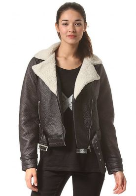 Vila City Damen Frauen Modern Leder Jacke NEU Größe M NP 79€ versicherte Versand