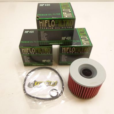 3x Hiflo HF401 Ölfilter oilfilter passt an Benelli Gts passt an Honda Cb El Fz