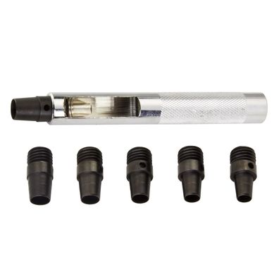 Rundlocheisen Set 7-teilig: Für präzise Rundlöcher in Leder | 2,0-8,0mm