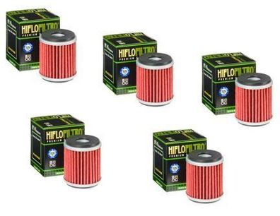 5x Hiflo HF140 ?lfilter oilfilter passt an GasGas Ec passt an Yamaha Wr Xt Yfz