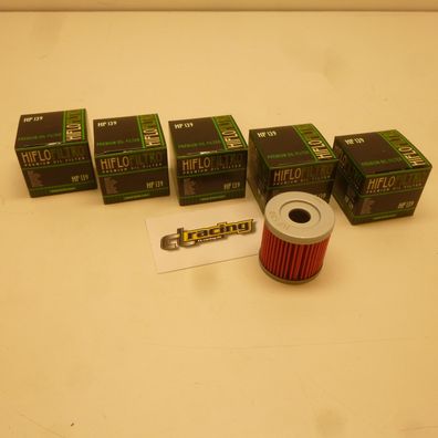 5x Hiflo HF139 Ölfilter oilfilter passt an Kawasaki Klx Kfx passt an Suzuki Drz