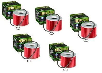 5x Hiflo HF401 Ölfilter oilfilter passt an Benelli Gts passt an Honda Cb El Fz