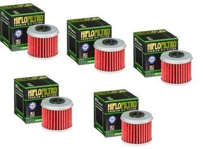 5x Hiflo HF116 ?lfilter oilfilter passt an Hm-Moto passt an Honda Crf Tc Te Ace