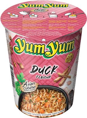 Yum Yum Instant Nudeln mit Entengeschmack 70 g Becher