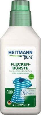 Heitmann Fleckenbürste - Hochwirksamer Fleckenentferner mit Bürste, 250 ml