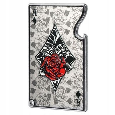 KADAX Flaschenöffner, Kapselheber, Spielkarte Design, Bieröffner aus Stahl