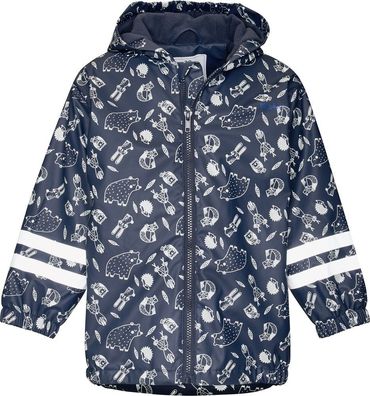 Playshoes Kinder Regenjacke Fleece-Futter