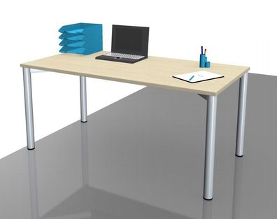 Schreibtisch Mega Vierfuß 160 x 80 cm Höhe 72 cm Bürotisch Büromöbel Büroeinrichtung