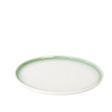 Lambert Piana Teller groß, Porzellan, weiß/ salbei Farbv 21714 SP25-2
