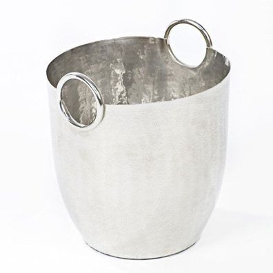 Lambert Paarl Weinkühler Aluminium getrieben, vernickelt H 26 cm, D 22,5 cm 40715