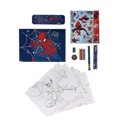 Spiderman Mal- und Zeichenset Tragbares Set für Abenteuer unterwegs