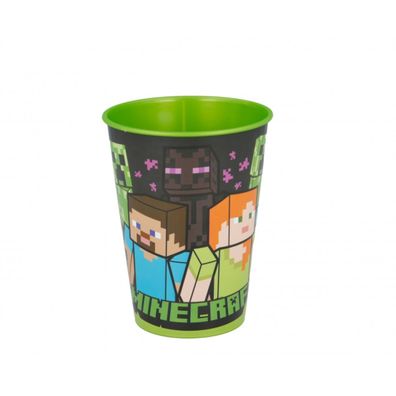 Minecraft Becher Kinder 260 ml Trinkbecher für Kita & Frühstück