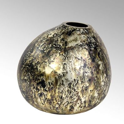 Lambert Kala Vase/Glasgefäß Farbe vintage silber H 22 cm, D 23 cm 18184