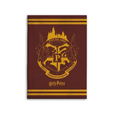 Harry Potter Decke – Wohndecke 130x160 cm für Kinderzimmer und mehr