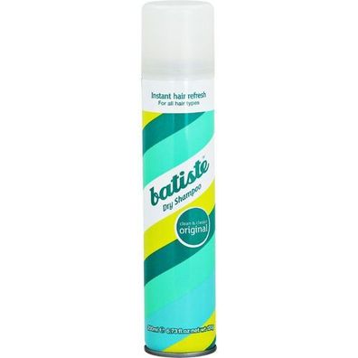 Batiste Original Trockenshampoo, 200ml, Frische Haarpflege für Volumen und Glanz