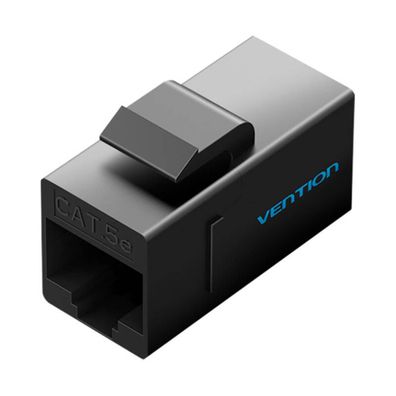 Vention VDD-B07-B Rj45 auf Rj45 Cat.5E UTP-Adapter in Schwarz