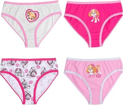 Paw Patrol Mädchen Unterhose 4er Pack – Bequeme Baumwolle für den Alltag