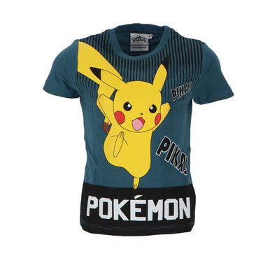 Pokémon T-Shirt kurzarm aus Baumwolle für Kinder