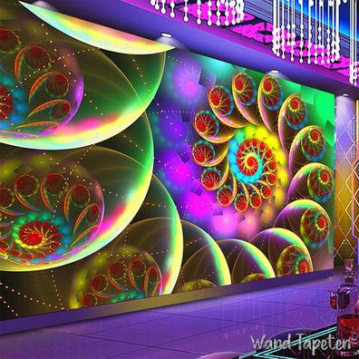 Vlies Fototapete Wandtapete Wandbilder Colorful Floral Blumenkunst 4102