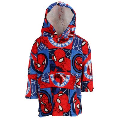 Spiderman Kapuzendecke Fleece Kuscheldecke für Kinder 7–12 Jahre