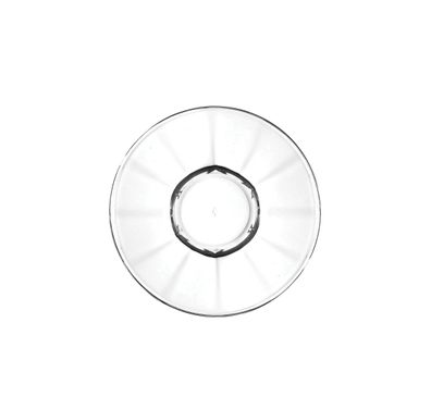 LAV Alya Unterteller 6er Set – 12,5 cm, transparent, aus hochwertigem Glas
