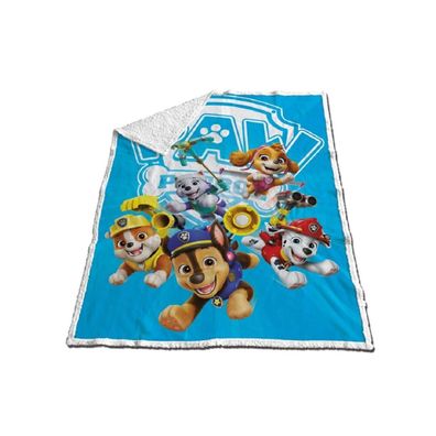PAW Patrol Kuscheldecke – Flauschige Sherpa Decke 120x150 cm