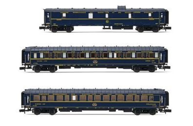 Arnold HN4401 CIWL, 3-tlg. Set Train Bleu Reisezugwage Spur N