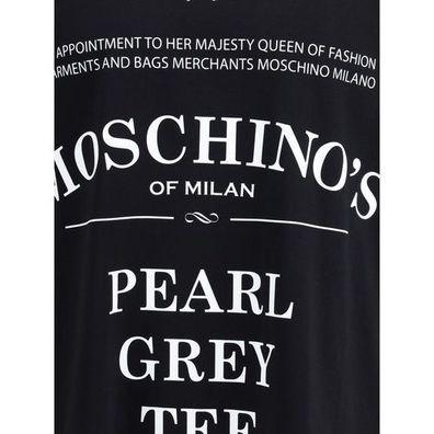 Moschino Black Cotton T-Shirt