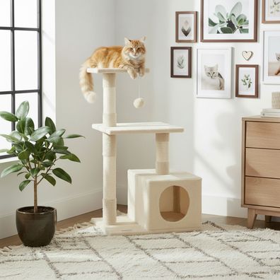 belviona Kratzbaum Höhe 85 cm, mit Wandhalterung, verschiedene Farben