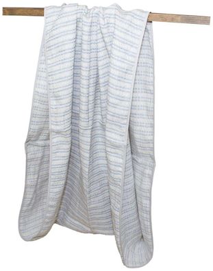 Tragetuch Scarlett natur-blau gestreift, Babytragetuch, Tragehilfe