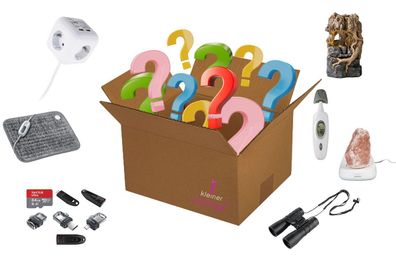 Mystery Box Surprise Überraschungsbox Geschenk Set Box Gadgets Wundertüte Neuware