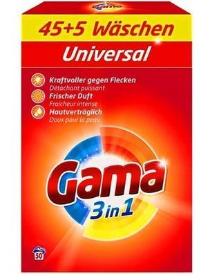Gama Universales Waschmittelpulver, 1,625 kg
