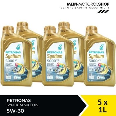 Petronas Syntium 5000 XS 5W-30 5x1 Liter