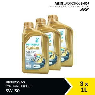 Petronas Syntium 5000 XS 5W-30 3x1 Liter