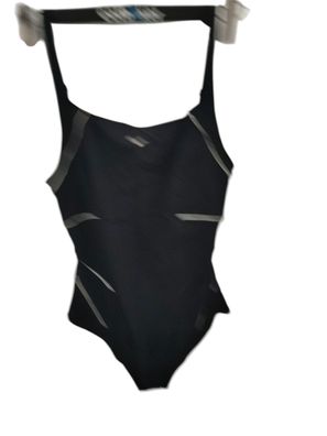 Arena Damen Jewel Badeanzug Einteiler Sport Schwimmen Gr. 46 Schwarz Weiß