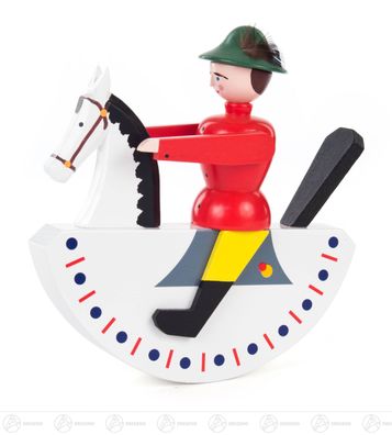 Nussknacker Reiterlein rot BxHxT 14,5 cmx15 cmx3,5 cm NEU Erzgebirge Nußknacker