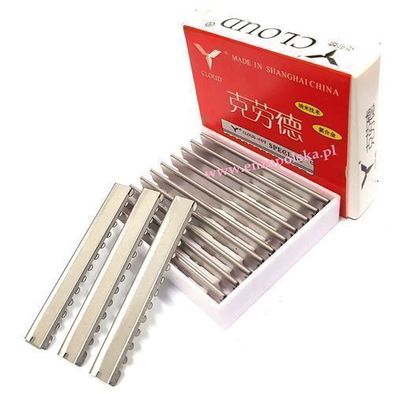 Klingen für chinesische Messer mit gezackten scharfen Rasierklingen 10 Stück