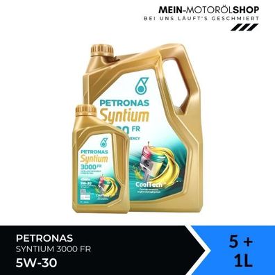 Petronas Syntium 3000 FR 5W-30 SN 5 + 1 Liter