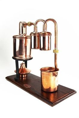CopperGarden®" Destillieranlage Karibik 0,5 Liter | Spiritusbrenner