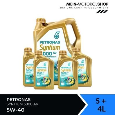 Petronas Syntium 3000 AV 5W-40 5 + 4 Liter