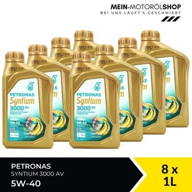 Petronas Syntium 3000 AV 5W-40 8x1 Liter
